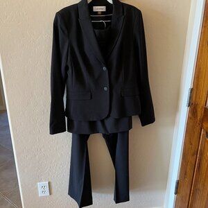 CALVIN KLEIN – Bundle – Suit (3 pieces), Size 10, Black (Blazer, Skirt, Trouser